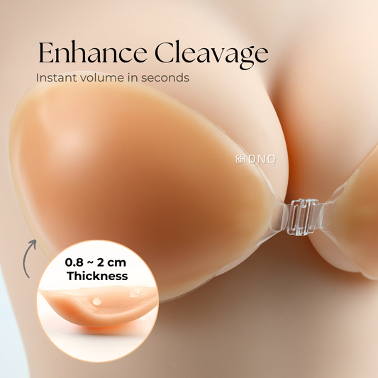 Liquid · Silicone Push-Up Bra, 23° Softer, Non-Slip, Cups A-D