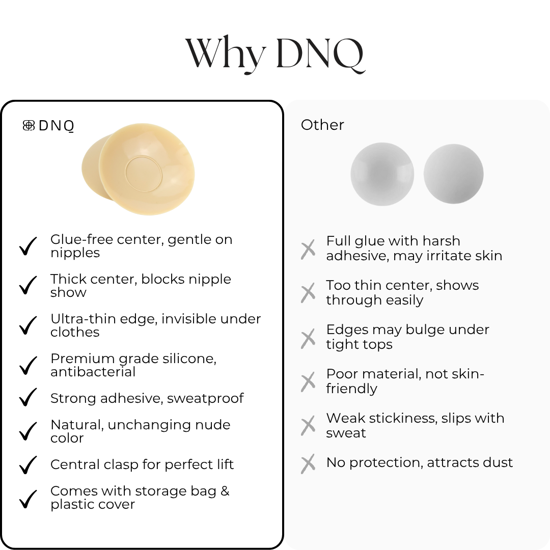 Canopy · Nipple Covers with a Glue-Free Centre, No Glue on the Nipple