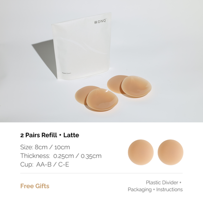 Zero · Non-Adhesive Nipple Covers, Medical-Grade Silicone, Reusable