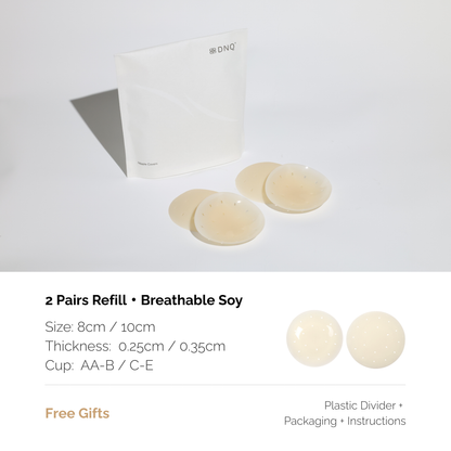 Zero · Non-Adhesive Nipple Covers, Medical-Grade Silicone, Reusable