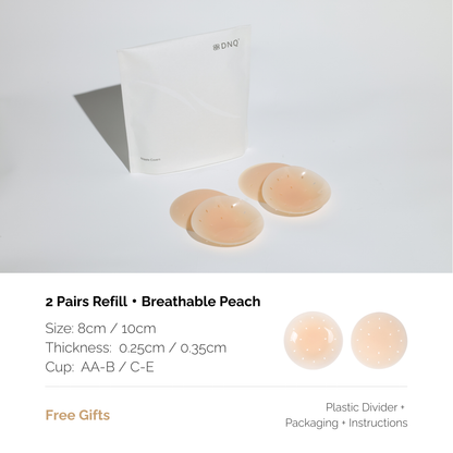 Zero · Non-Adhesive Nipple Covers, Medical-Grade Silicone, Reusable