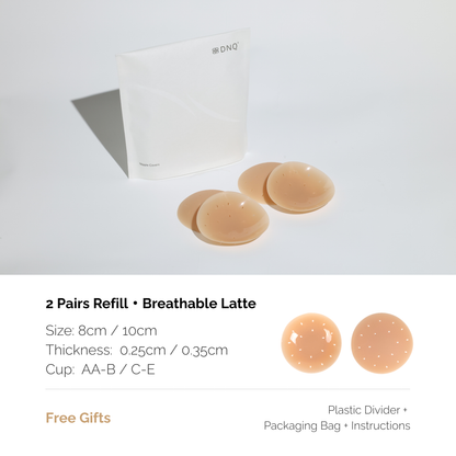 Zero · Non-Adhesive Nipple Covers, Medical-Grade Silicone, Reusable