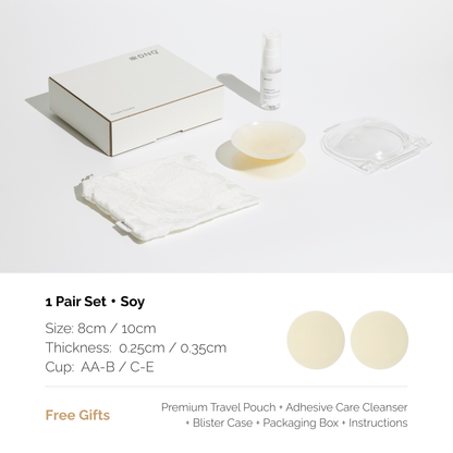 Zero · Non-Adhesive Nipple Covers, Medical-Grade Silicone, Reusable