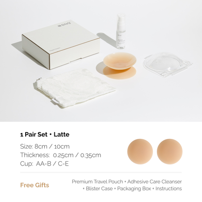 Zero · Non-Adhesive Nipple Covers, Medical-Grade Silicone, Reusable