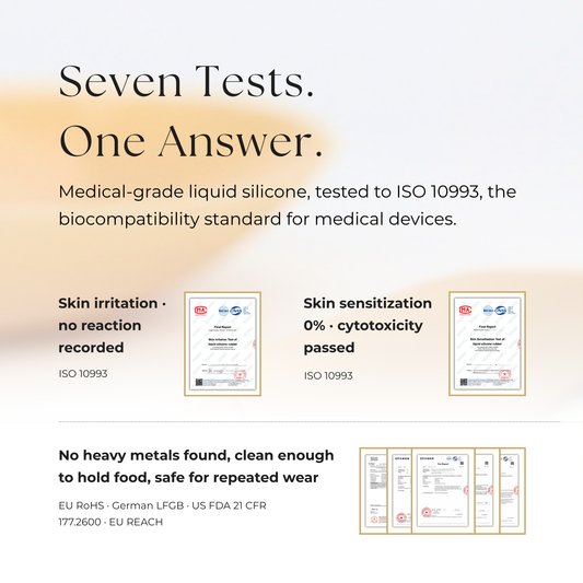 Seven tests, one answer — ISO 10993 biocompatibility results for Zero's medical-grade liquid silicone
