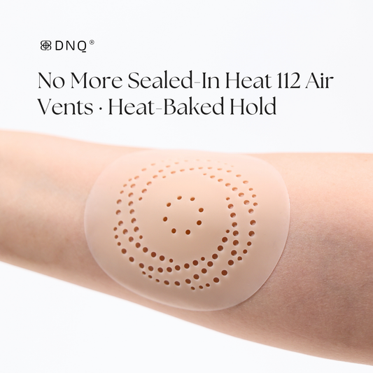 Breeze nipple cover with 112 air vents and a heat-baked hold