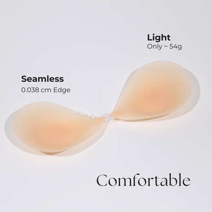 Seamless and light — a 0.038cm edge and only about 54g the pair