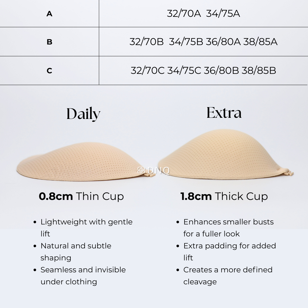 Aria · Breathable Push-Up Bra, 3,000 Air Holes, Made for Humid Days