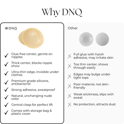 Canopy · Nipple Covers with a Glue-Free Centre, No Glue on the Nipple